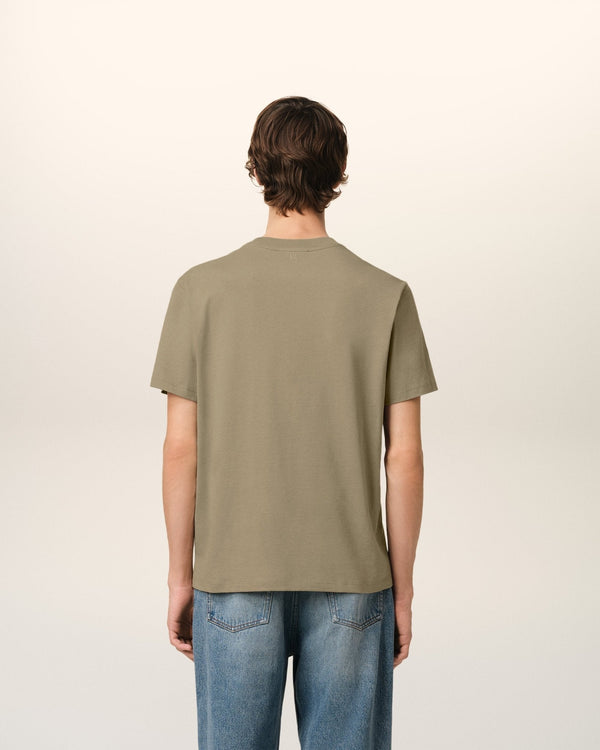 AMI PARIS -T-SHIRT AMI DE COEUR EN COTON Vert