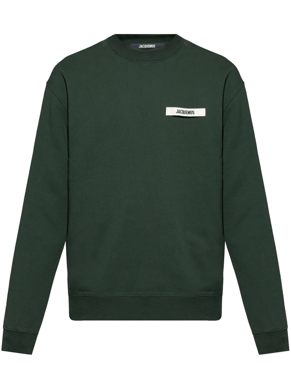JACQUEMUS -  Le sweatshirt Gros Grain Dark green